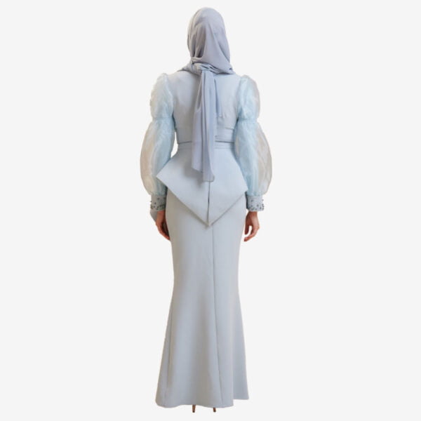 Akyla Dress in Soft Blue - Image 4