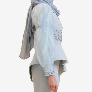 Akyla Dress in Soft Blue