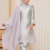 Fatima Series Light Grey Shawl